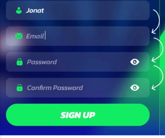 2v Registration Screen