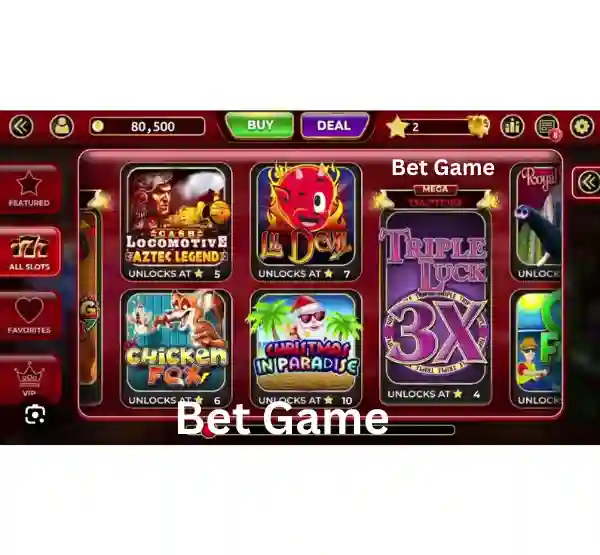 Bet Game interface