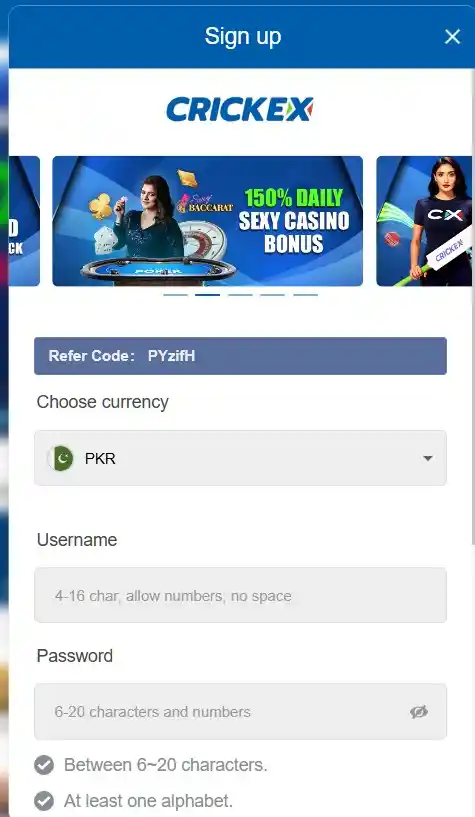 Cxwin registration method