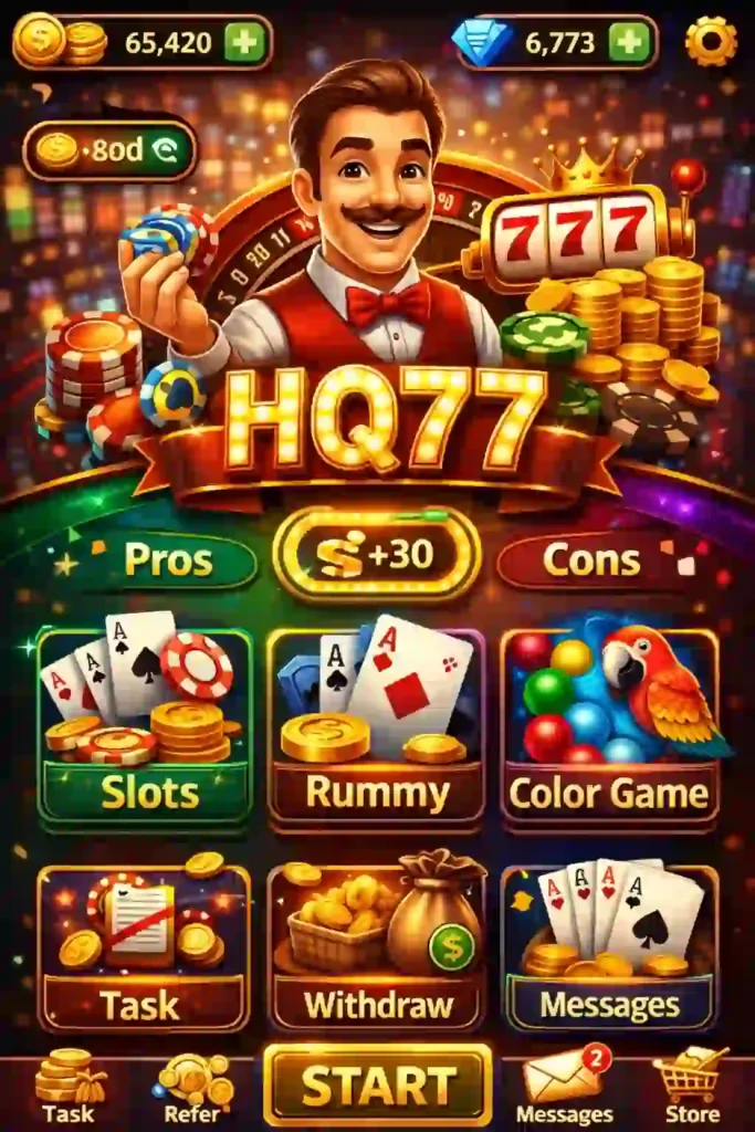 HQ77 Game interface Android