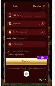Jeeto786 Game registration
