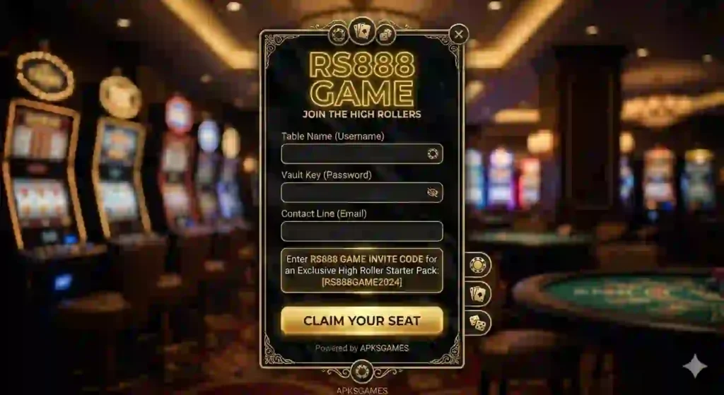 rs888 registration interface