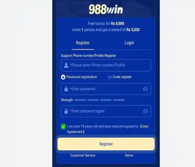 988Win Registration