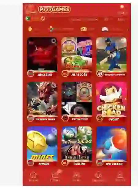 P777 Game's Interface 