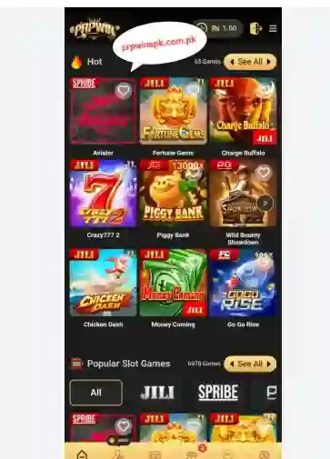 Prpwin Game's Screen