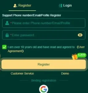 11PK Game mobile interface with rewards and secure gameplay