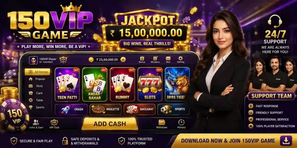 150vip Game interface