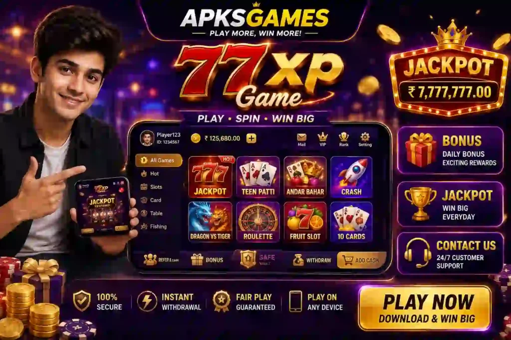 77xp Game Interactive Interface Preview