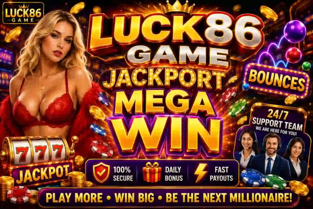 Luck86 Game interface