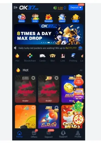 Ok37 Games lobby