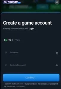 Falcon66 game registration guide