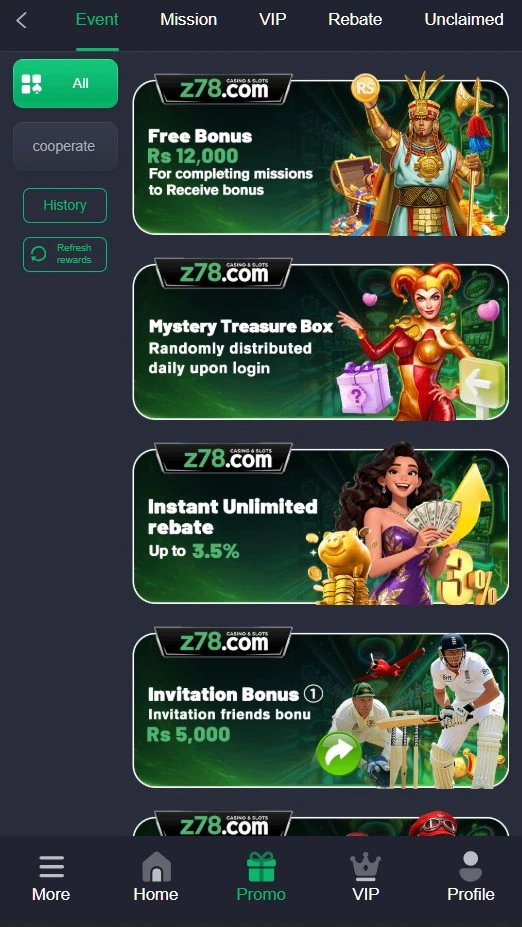 Z78 game Events