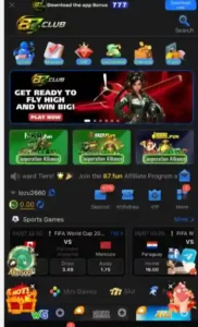 87Club Screen
