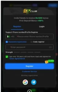 87Club registration