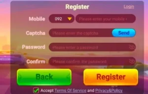 Registration Screen